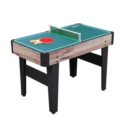 Table Foosball | Billiards | Hockey | Table Tennis Multi-Game Porodo - Black